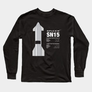 SPACE X SN15 Long Sleeve T-Shirt